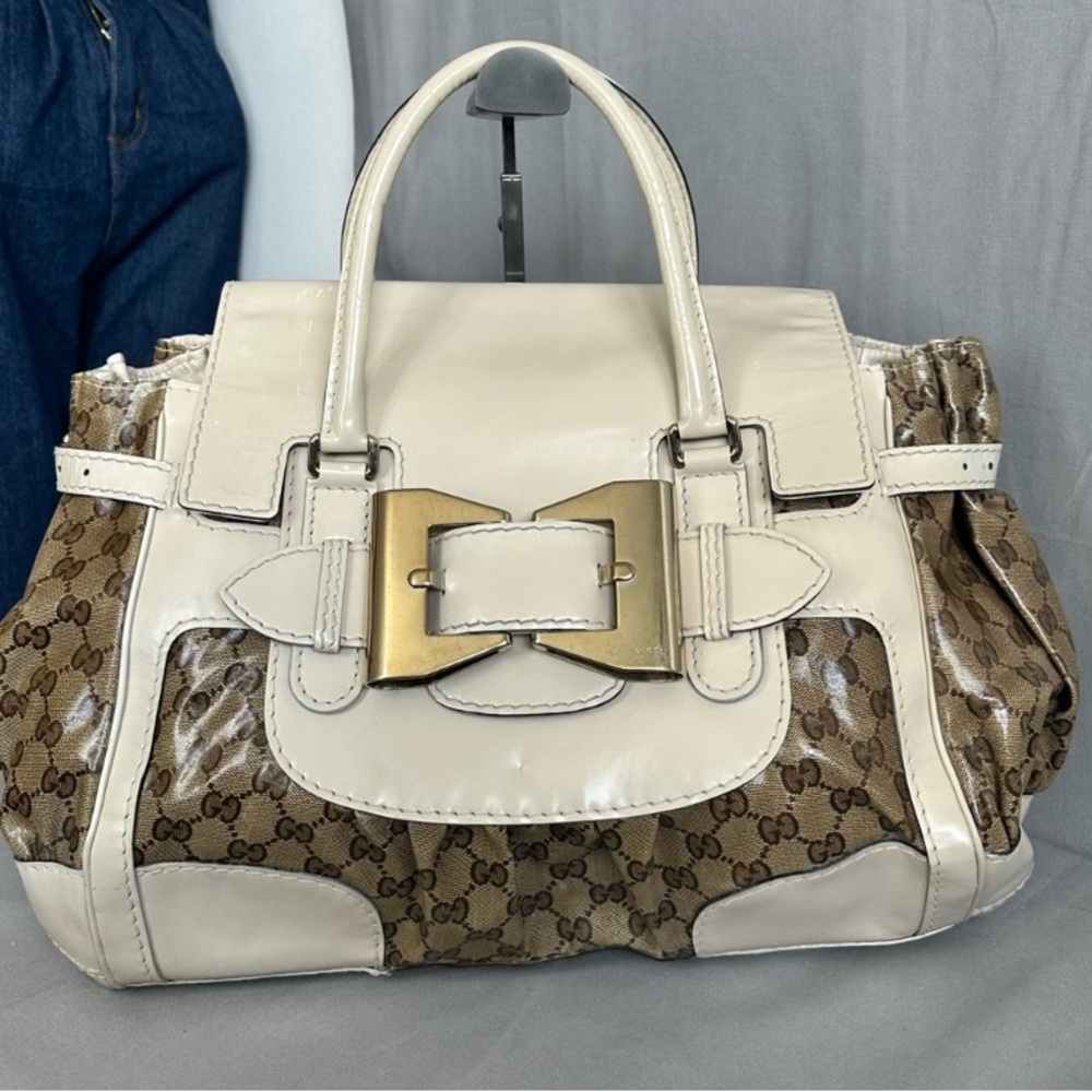 GUCCI Only Used Once! Large Monogram Tote Dust Bag Included